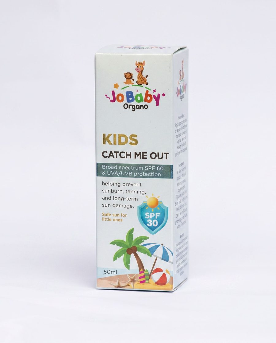 Jo Baby Organo Kids Catch Me Out Sunscreen SPF 30/50